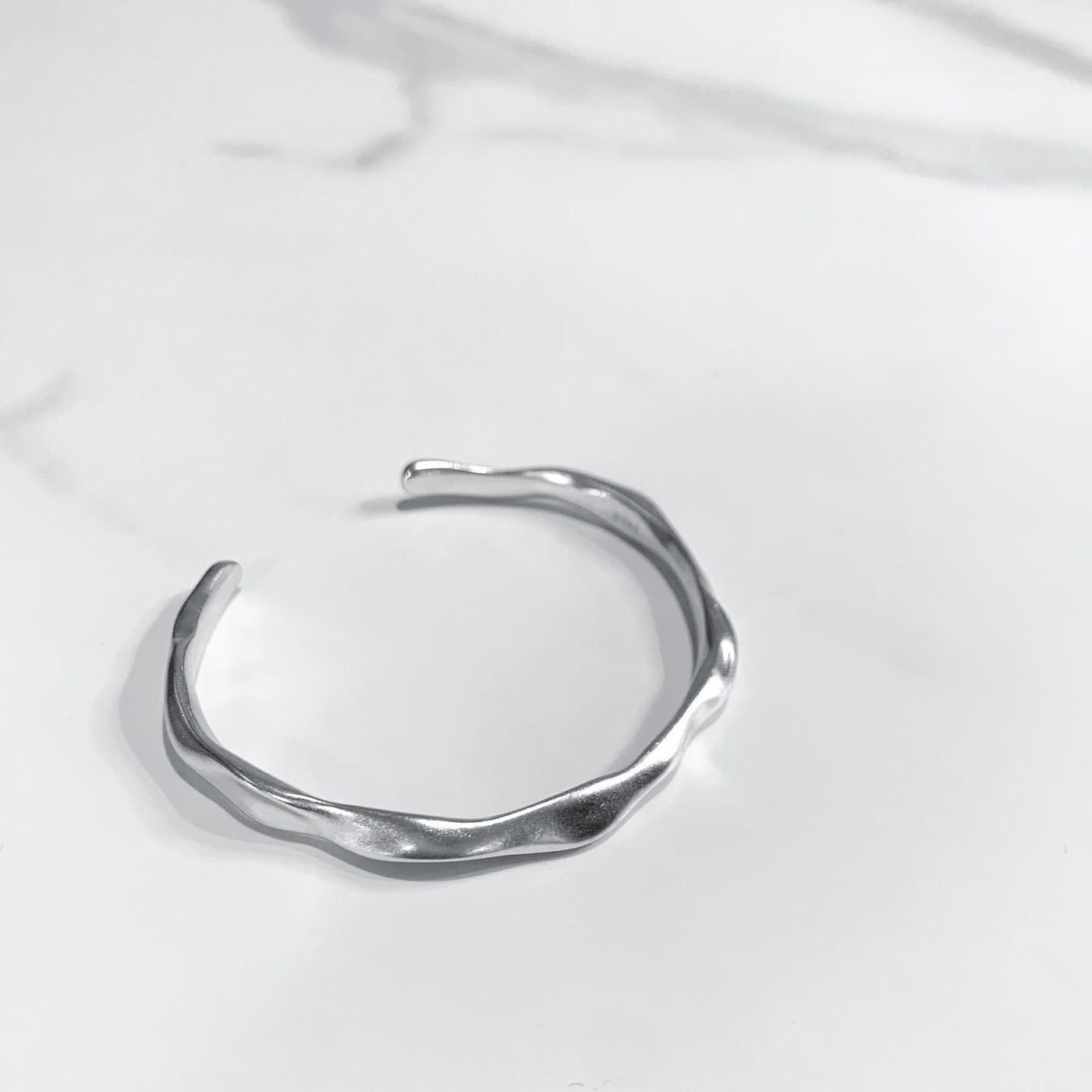 【即納】“smooth wave” silver 925 bracelet
