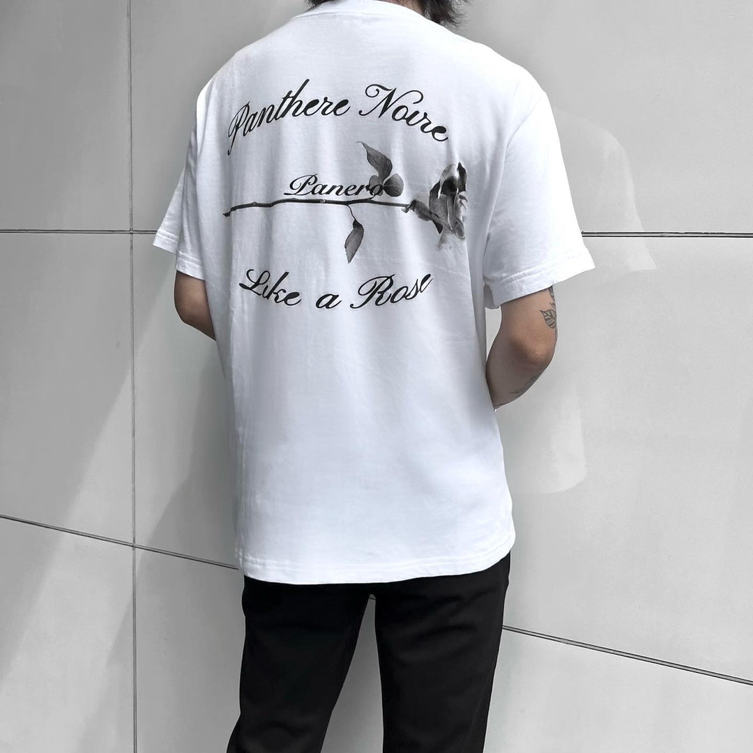 "Rose Arch Logo T-Shirt" (White)