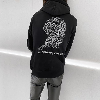 【즉납】"Backprint Leopard" pullovers hoodie 백 프린트 레오파드 풀오버 후드