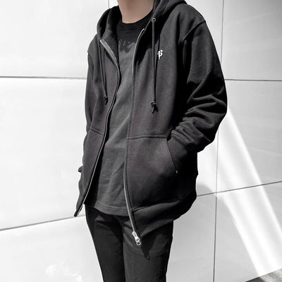【即納】"Fraktur Full-zip hoodie" (ブラック)