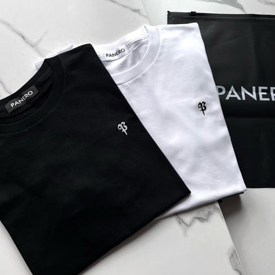 【即納】"2Set Pack T-Shirt" Black & White 2枚セット