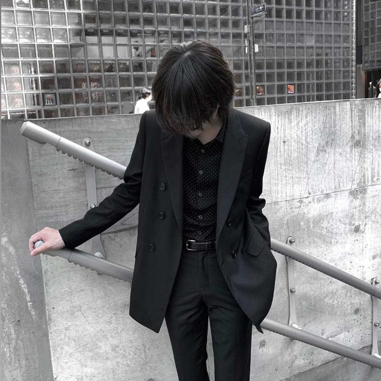 【즉납】"Polkadot Viscose shirt" 도트 셔츠