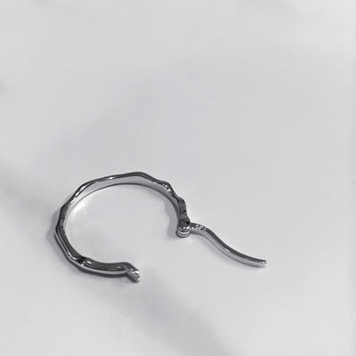 【즉납】“basic wave” silver 925 pierce