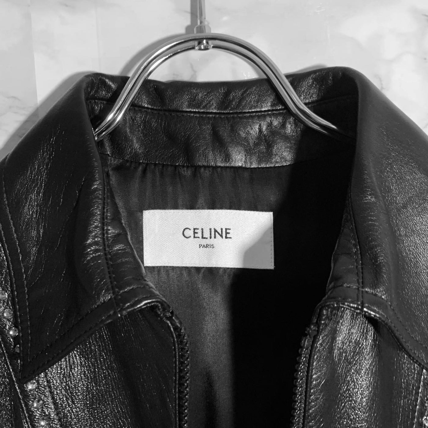 celine 19ss スタッズレザージャケット www.krzysztofbialy.com