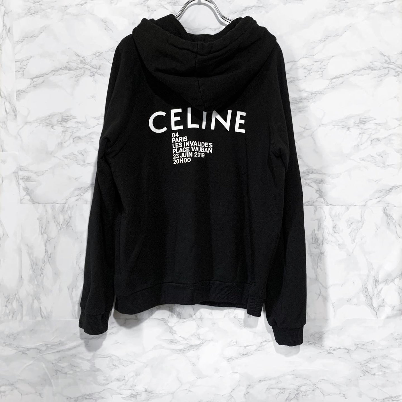 セリーヌ/CELINE 20SS バックロゴプルオーバーパーカー