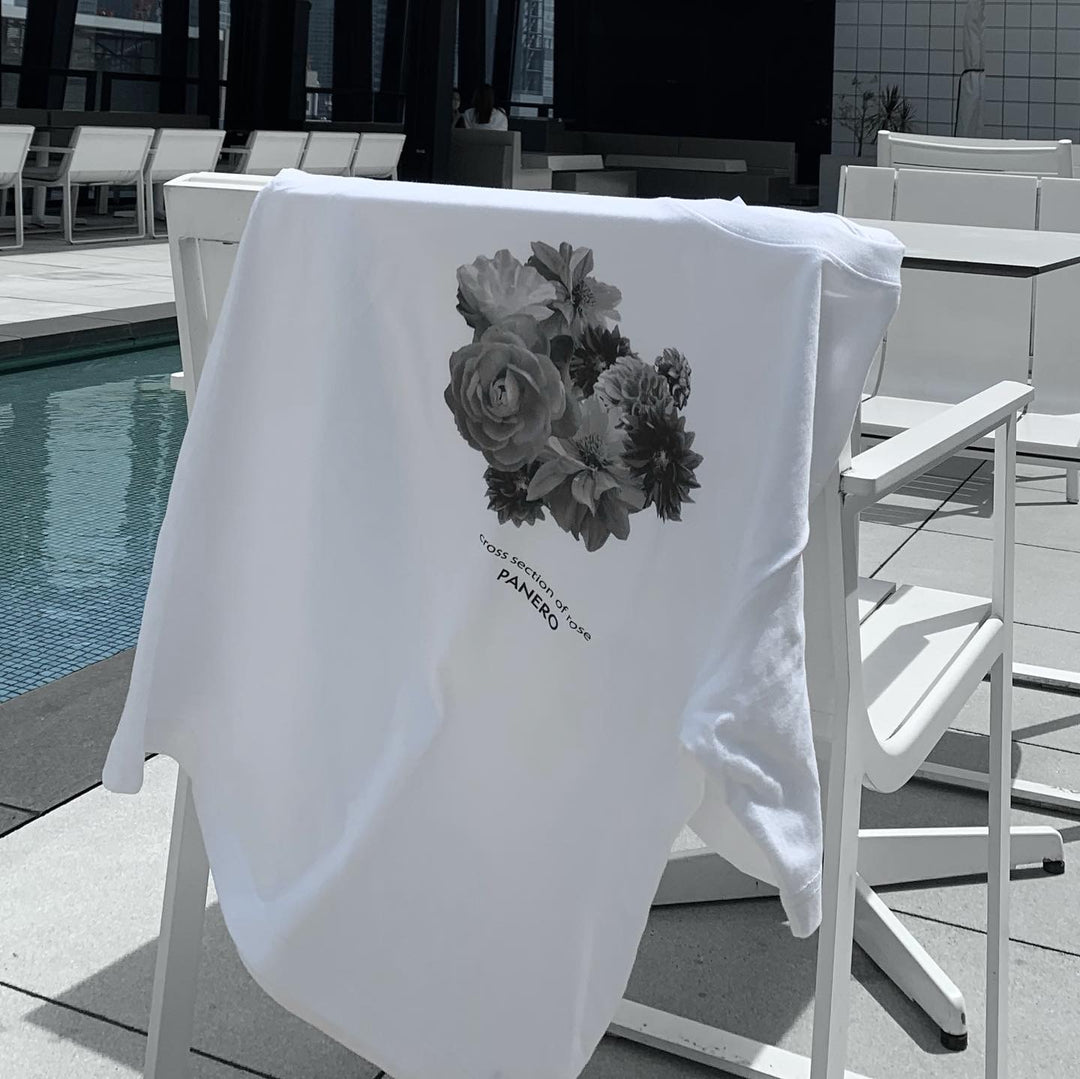 "FullBloom" Flower T-Shirt (WHITE)