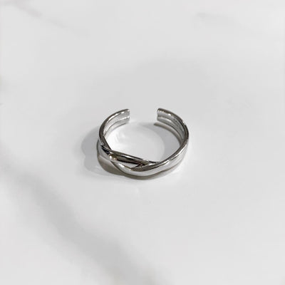 【즉납】“ripple” silver 925 ring