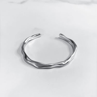 [Instant delivery] “smooth wave” silver 925 bracelet