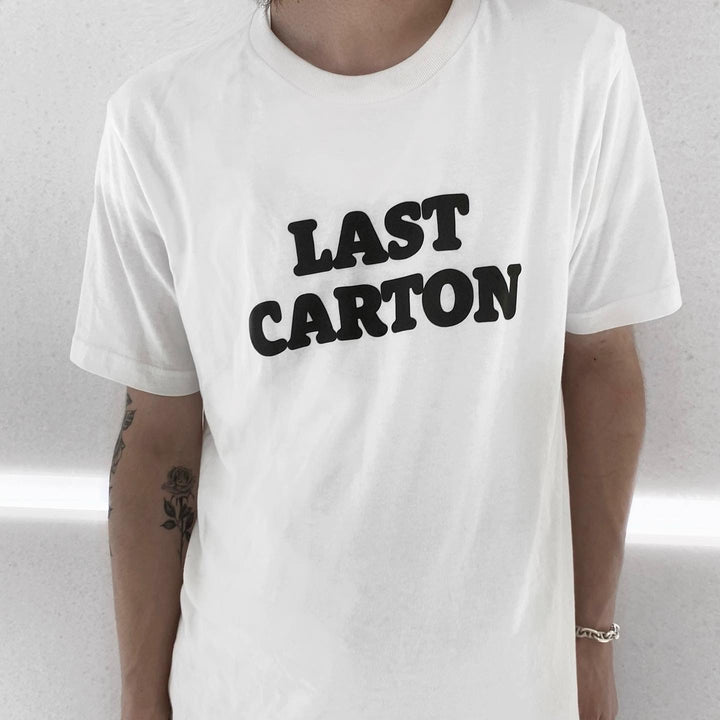 "Last Carton" T-shirt （White）