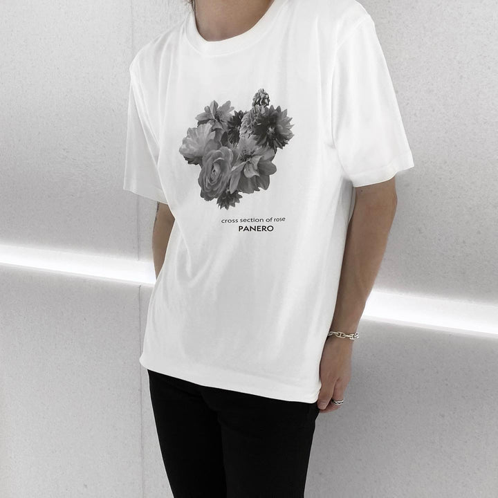 "FullBloom" Flower T-Shirt (WHITE)
