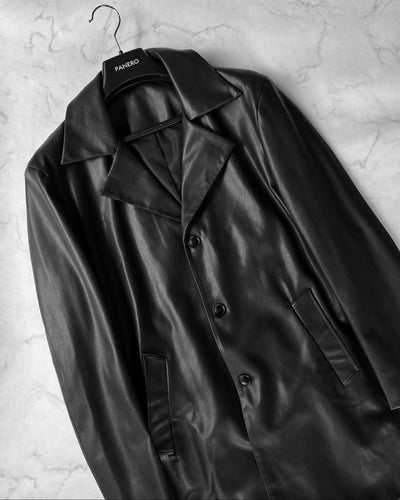 【即納】“Leather Over Coat”
