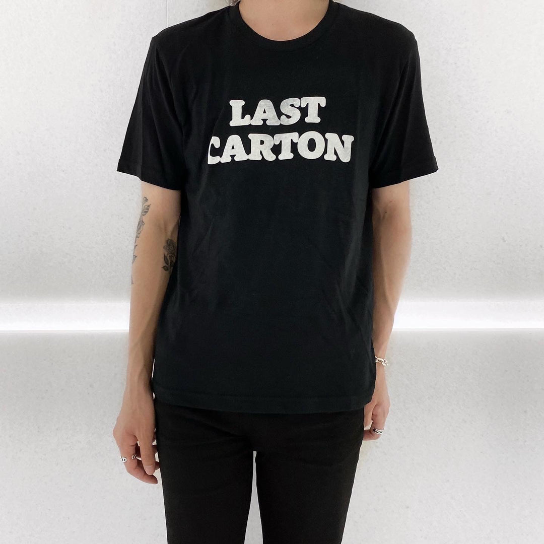 "Last Carton" T-shirt （Black）